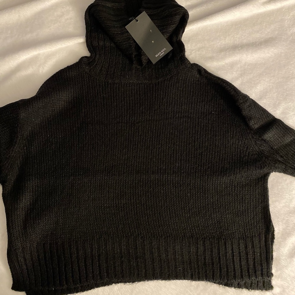 Black Turtleneck Sweater